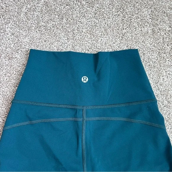 Lululemon Wunder Under HR Mesh Tight 28" Royal Emerald Green Size 2 Special Addn - Picture 10 of 12